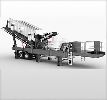 沖擊式移動破碎站|移動式混凝土破碎站-佰辰機械